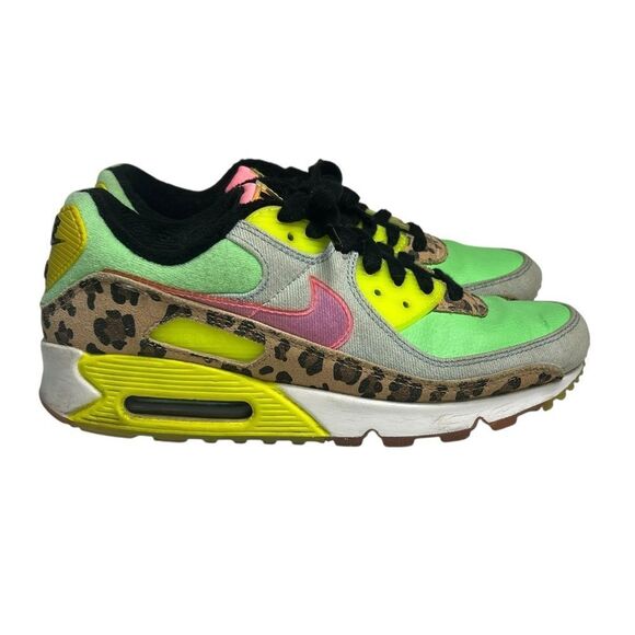 Nike Air Max 90 LX Illusion Dancefloor Green LUX CW3499-300 Women’s Size 8.5 - Picture 9 of 10